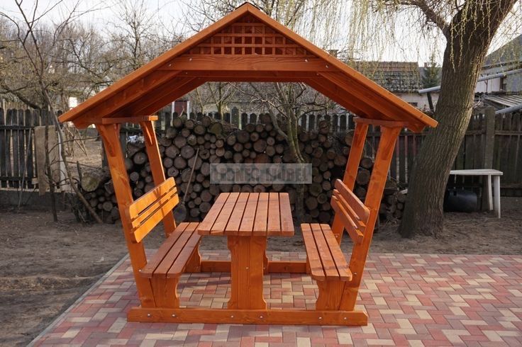Бесідка, альтанка вироби з дерева