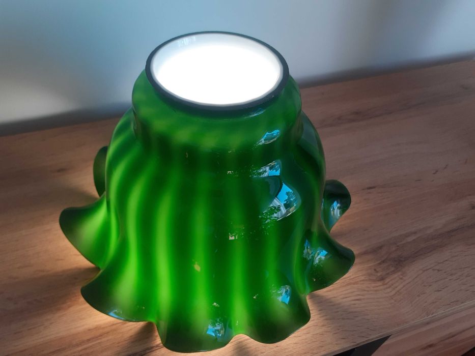 Klosz duży do lampy wisząco stojącej dwuwarstwowy