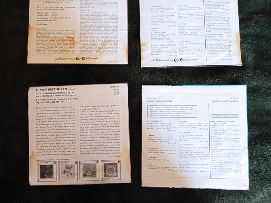 4 discos vinil Musica classica, etc  - Selo Philips  Como novos!