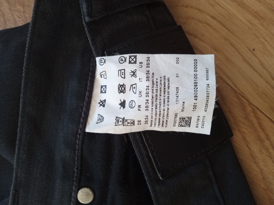 Męskie spodnie jeansowe Hugo Boss oryginalne  38\34