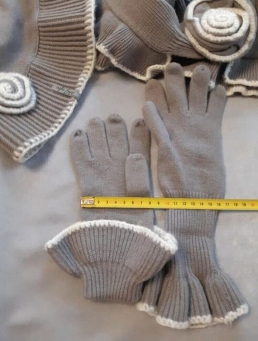 Комплект-Трійка Caps free шапка, шарф та рукавички