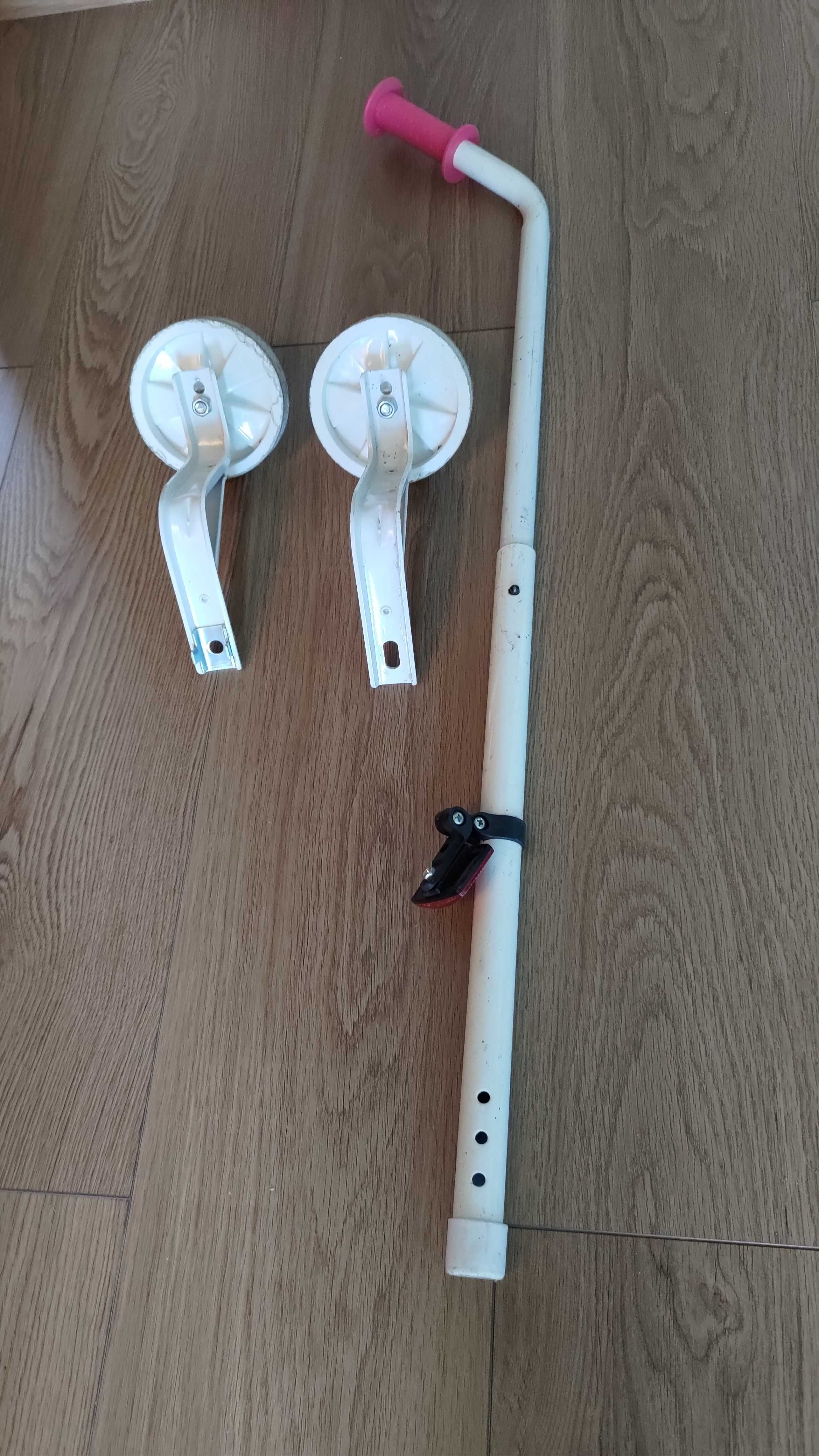 Piękny rower dla dziecka do nauki, koła 16 cali, kij do prowadzenia.