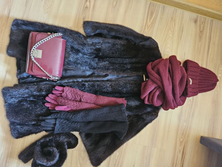 Норкова шуба, розмір s,m