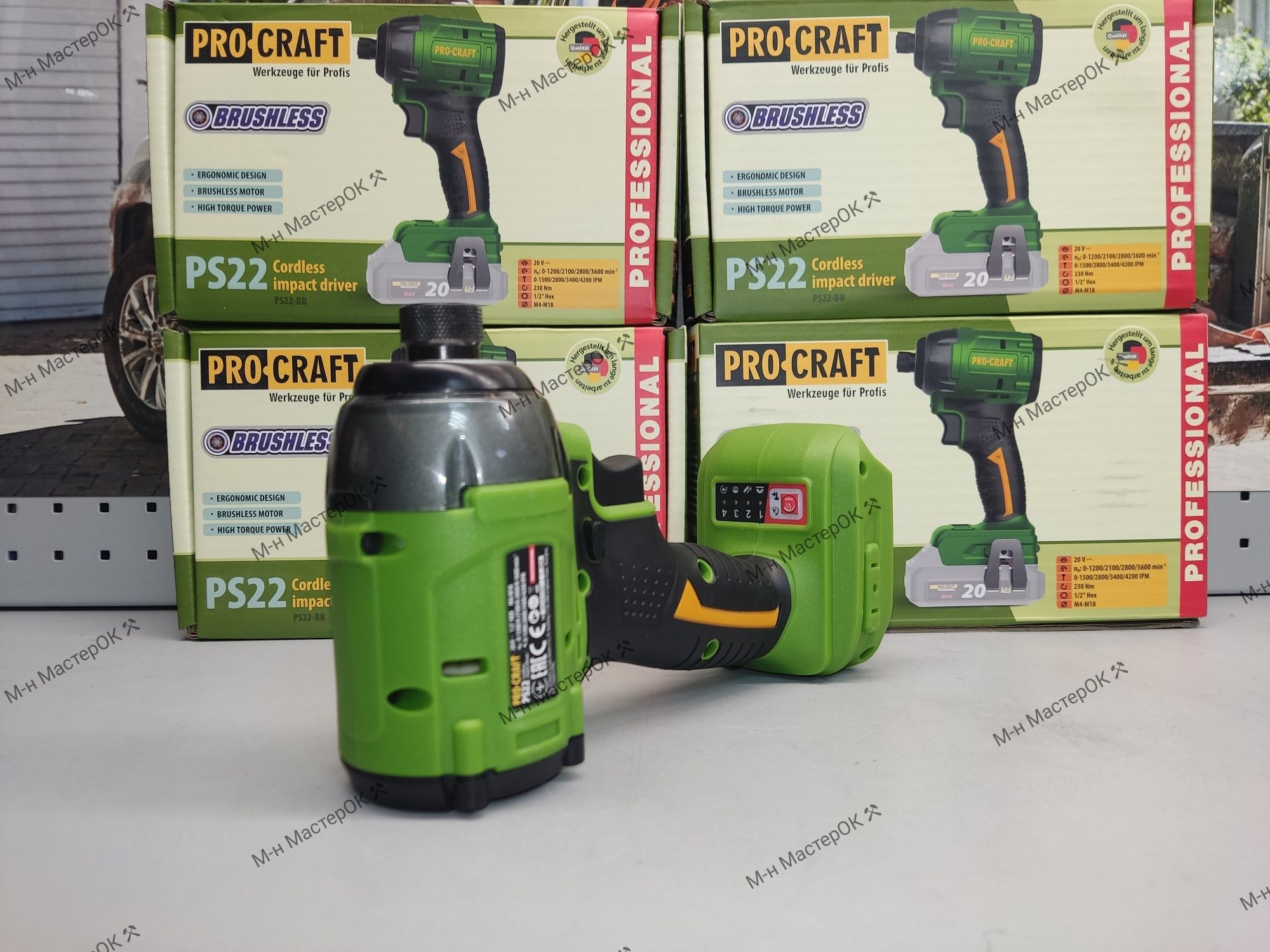Акумуляторний гвинтоверт Procraft PS22 (Без АКБ та З/П)