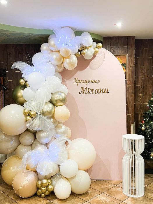 Фотозона на рік . Оренда фотозон .Хрещення. Позняки