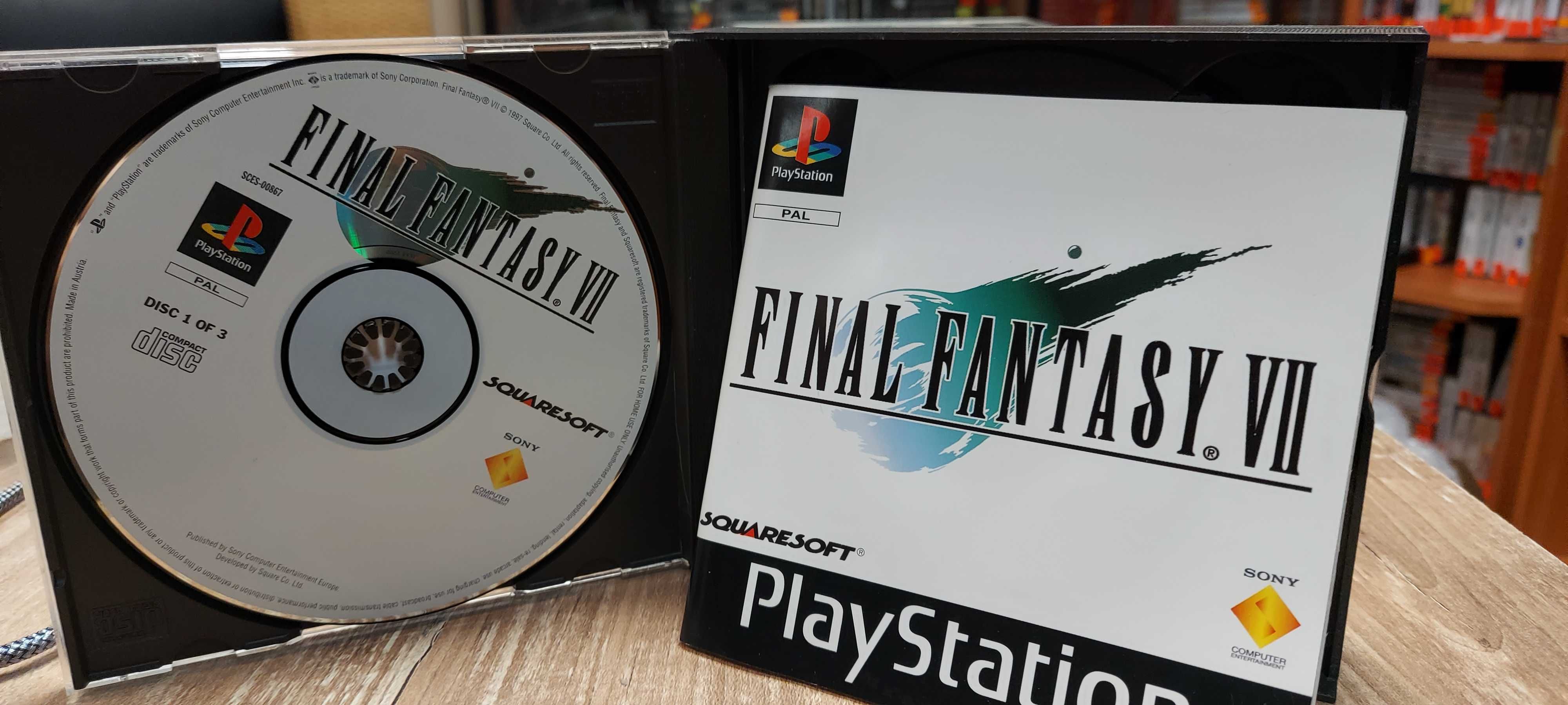 Final Fantasy VII PS1 Ang Komplet Sklep Wysyłka Wymiana