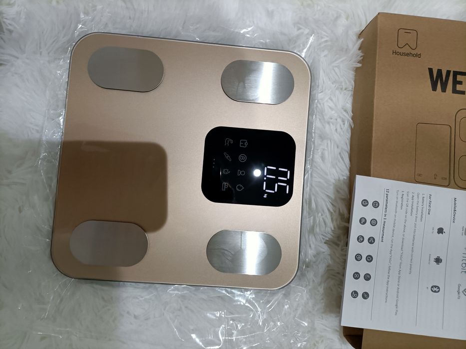 Balança digital, dá para colocar aplicação no telemóvel