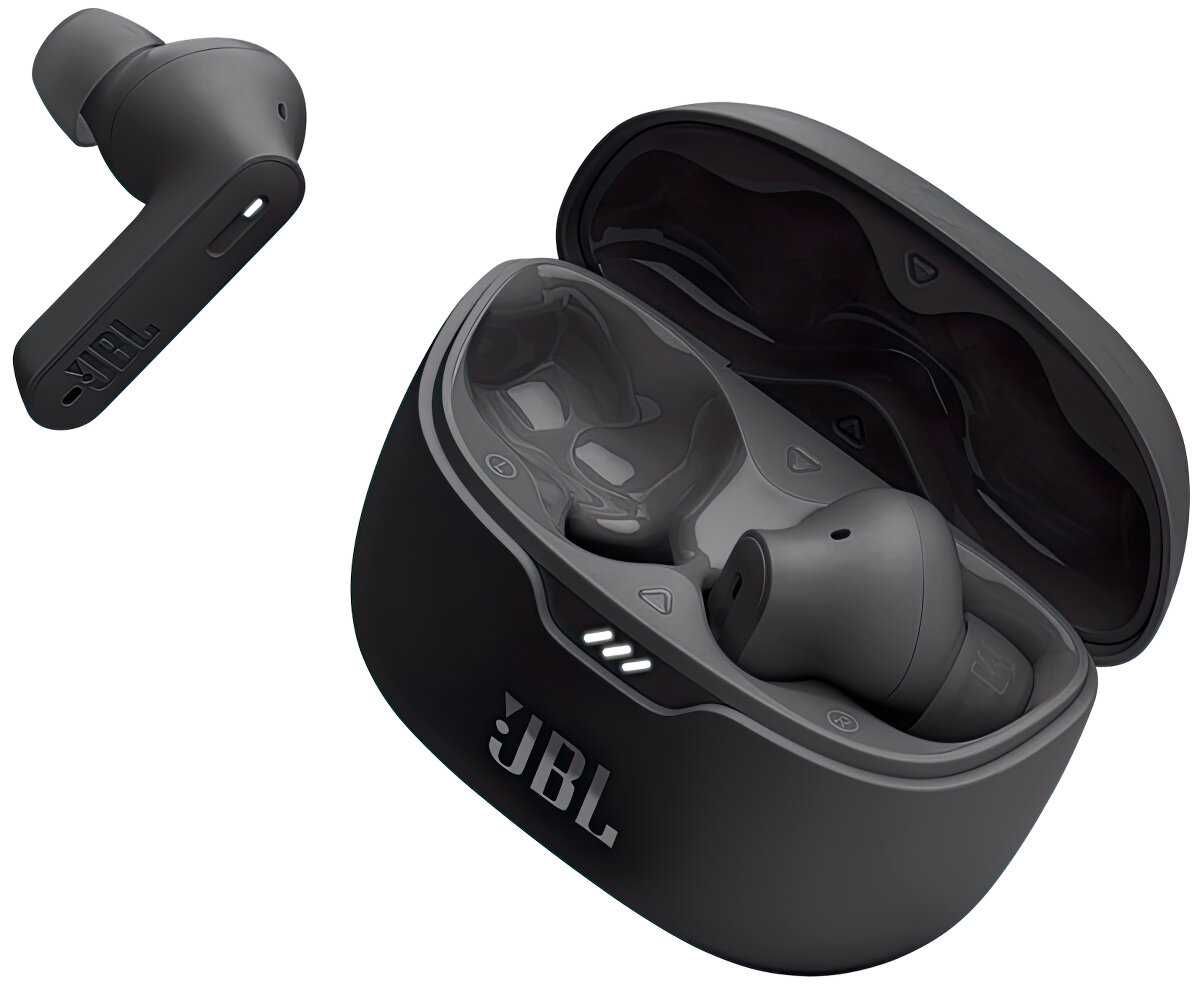 Słuchawki bezprzewodowe dokanałowe czarne JBL Harman Tune 245NC ANC
