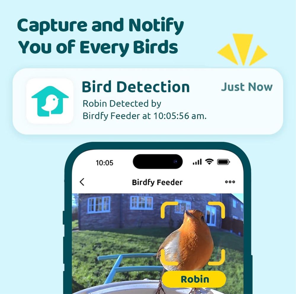 Kamera z karmnikiem dla ptaków NETVUE by Birdfy Smart