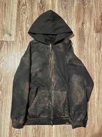 Худи Balenciaga Black Destroyed Mudshow