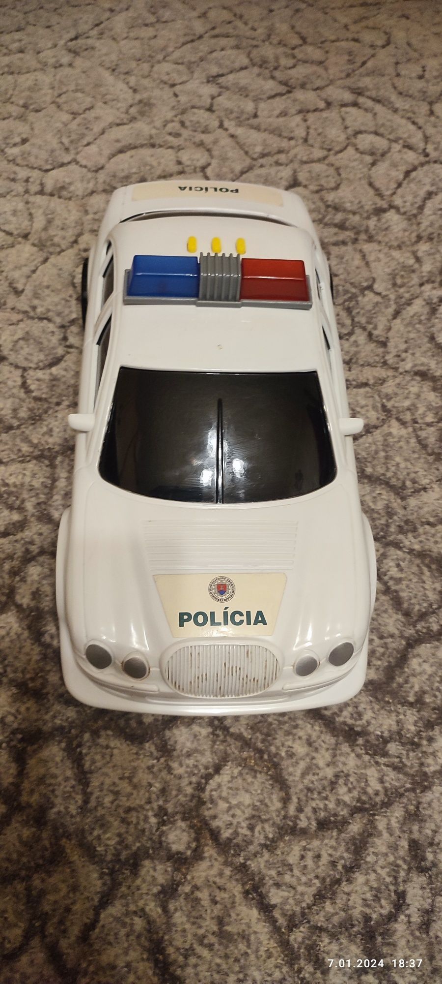 Auto policyjne świecące
