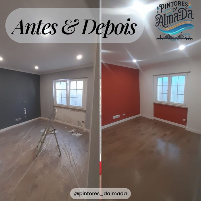 Pinturas e Reparações Profissionais de Interiores e exteriores