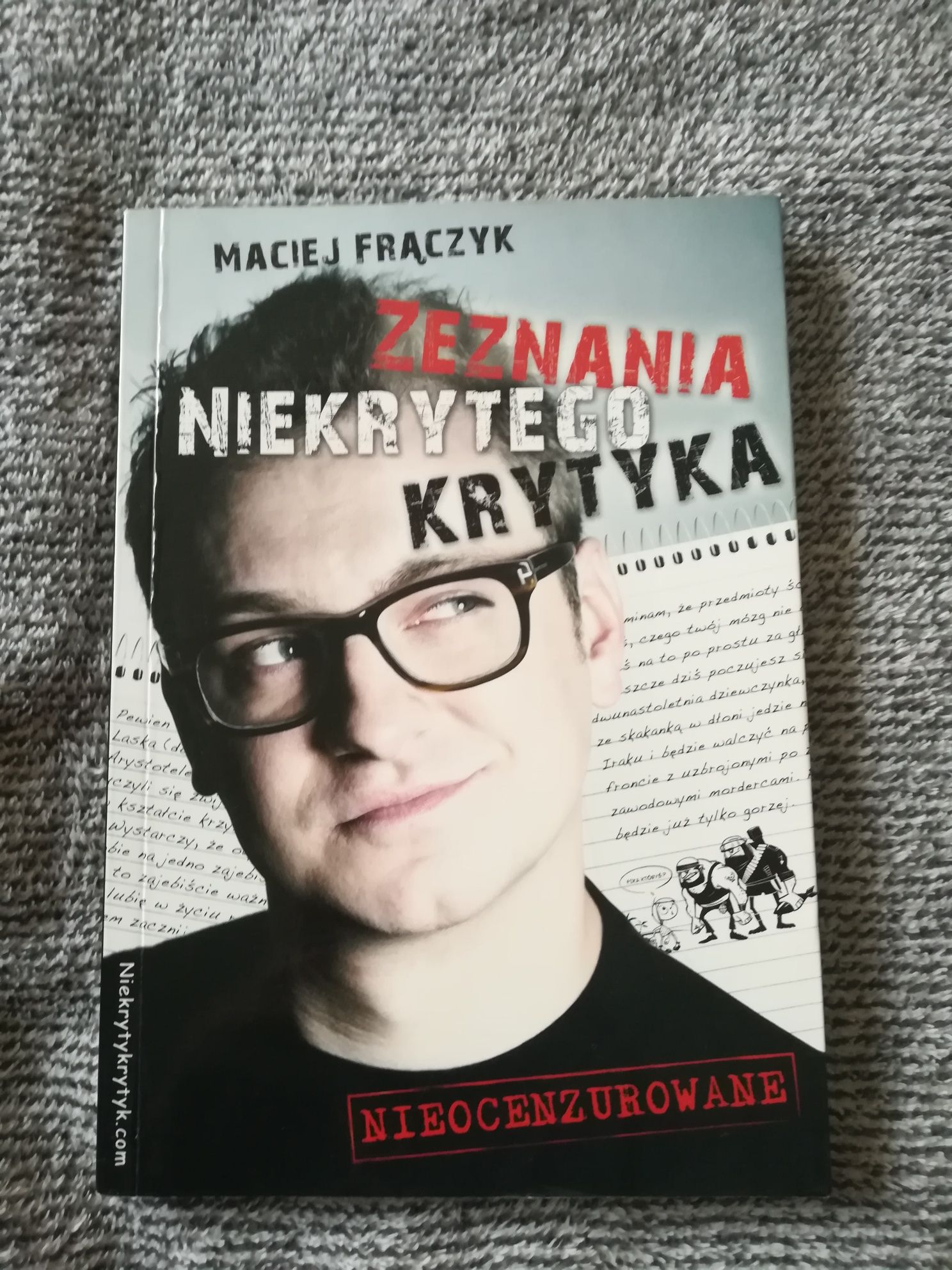 "Zeznania Niekrytego Krytyka" - Maciej Frączyk