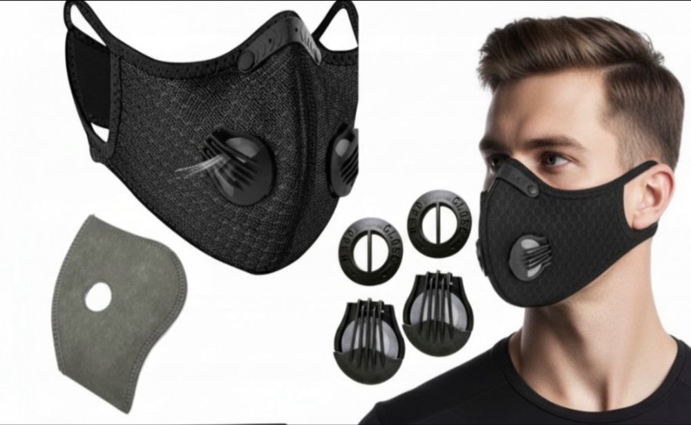 Maseczka 30 sztuk ! AntySmogowa Antypyłowa + 180sz. FILTR PM2 HEPA