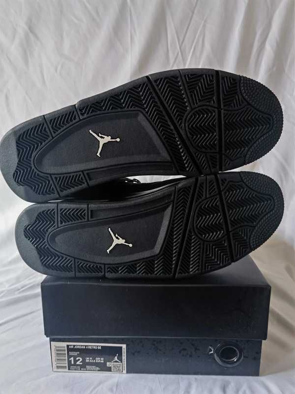 Nowe*Nike_Męskie_Jordan4_Czarny*UnuseTrampki.38