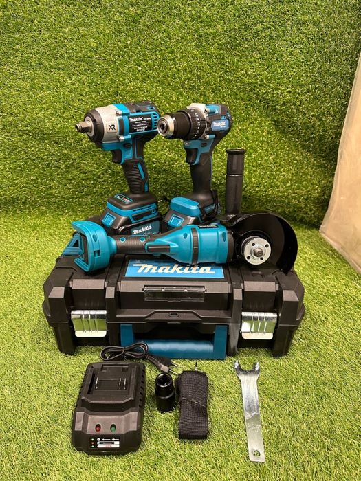 Набір 3в1 Makita 48V (ударний шуруповерт DHP485BL + болгарка+гайковерт