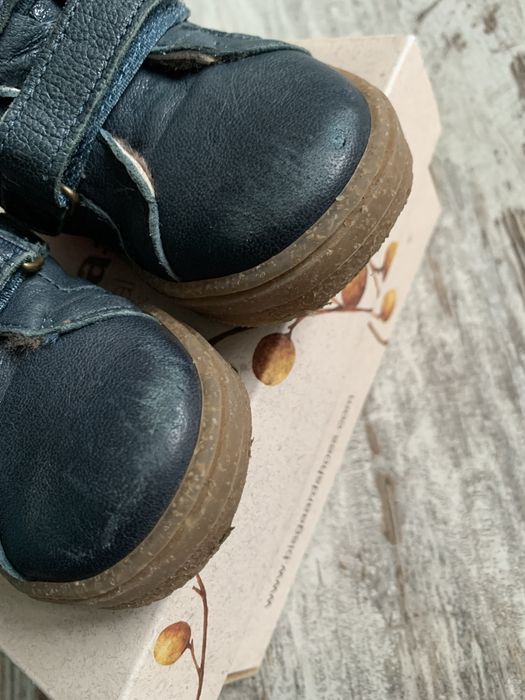Buty kozaki zimowe Bisgaard r22 kobaltowe