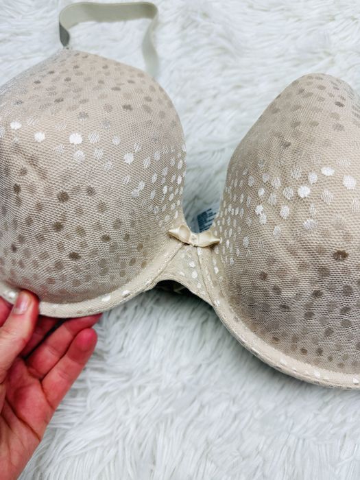 Biustonosz usztywniany 75E beżowy Debenhams