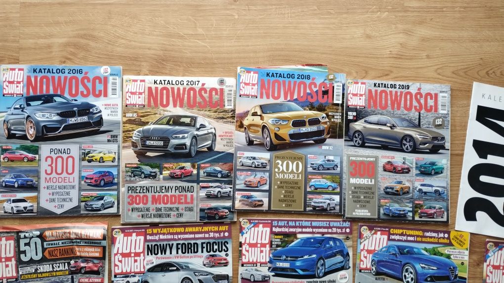 Gazety Auto Świat od 2015 roku do 2018 roku