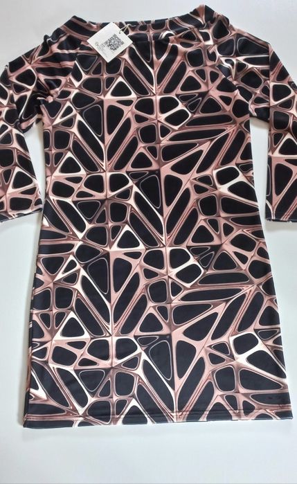 Welurowa SUKIENKA Candy r.Uni miękka, uciągliwa NOWA welur FLEX