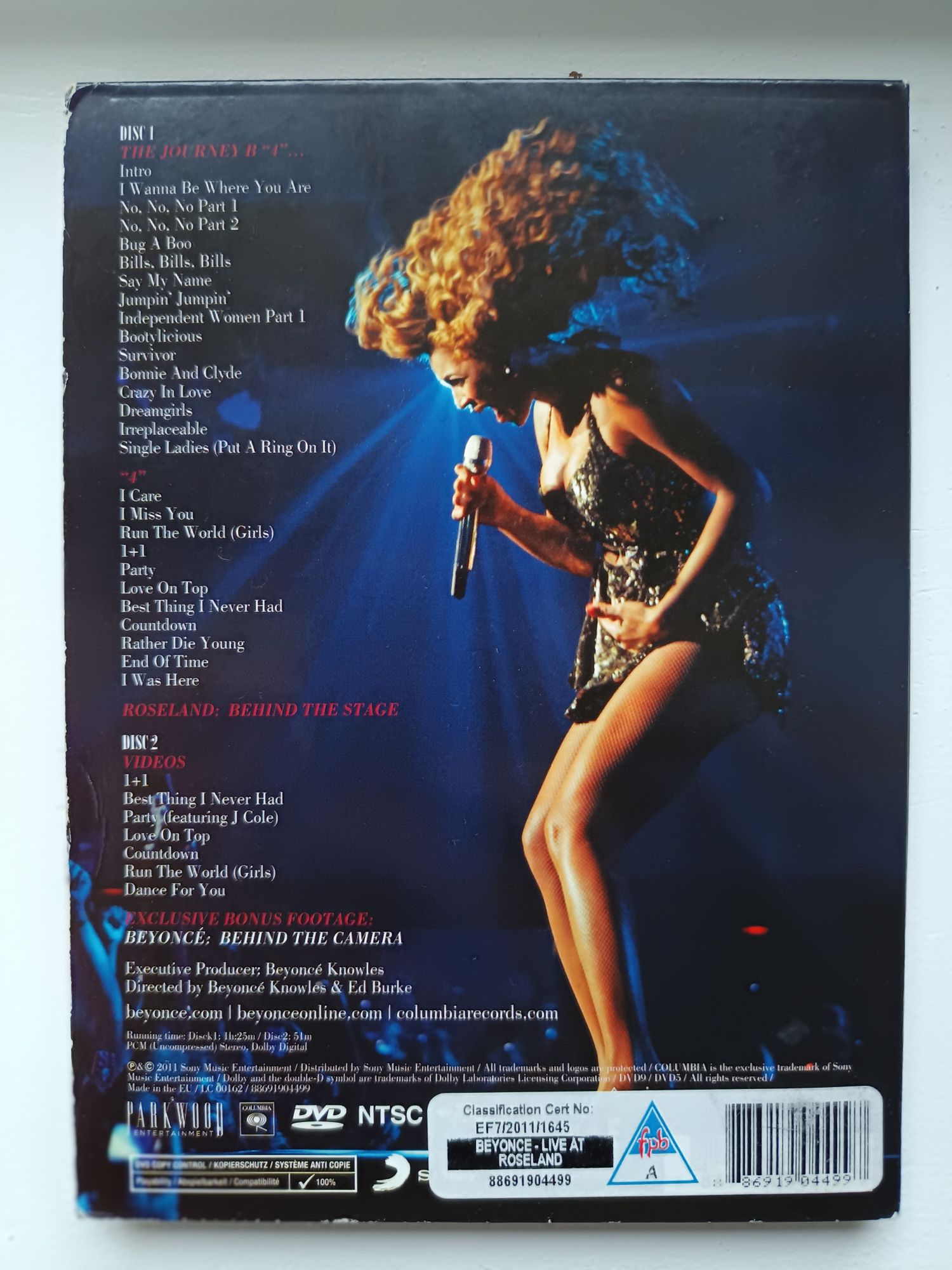 DVD edição dupla Beyoncé