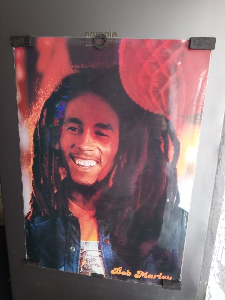 Plakat laminowany Bob Marley smile