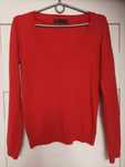 Czerwony, damski sweter Zara L