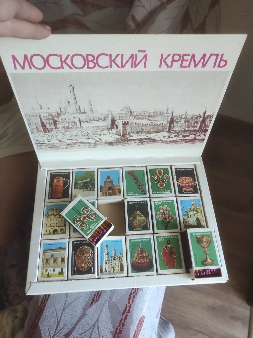Спички сувенирные Московский Кремль
