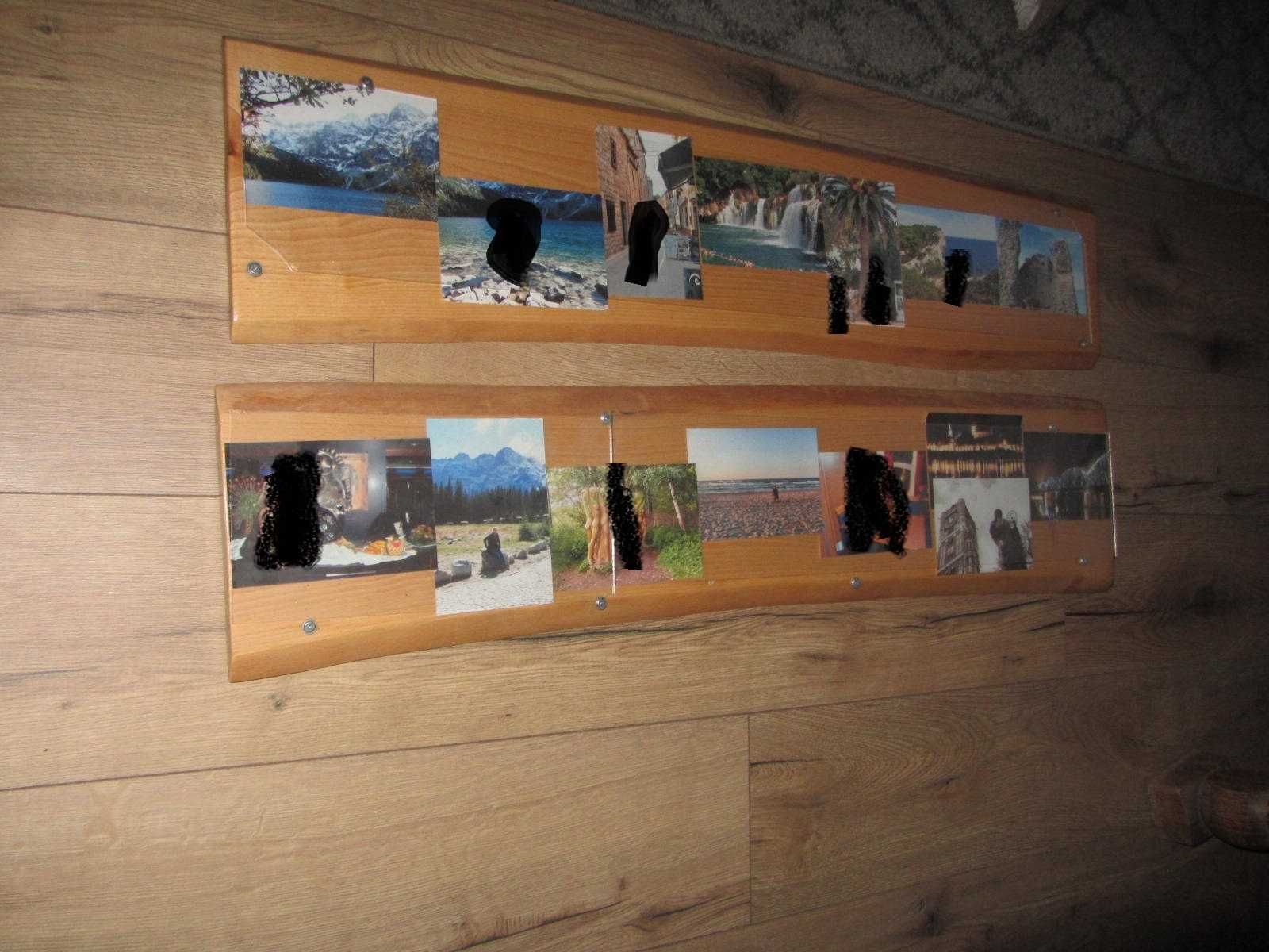 Deski dębowe do zdjęci ramki Szkło antyrefleksyjne