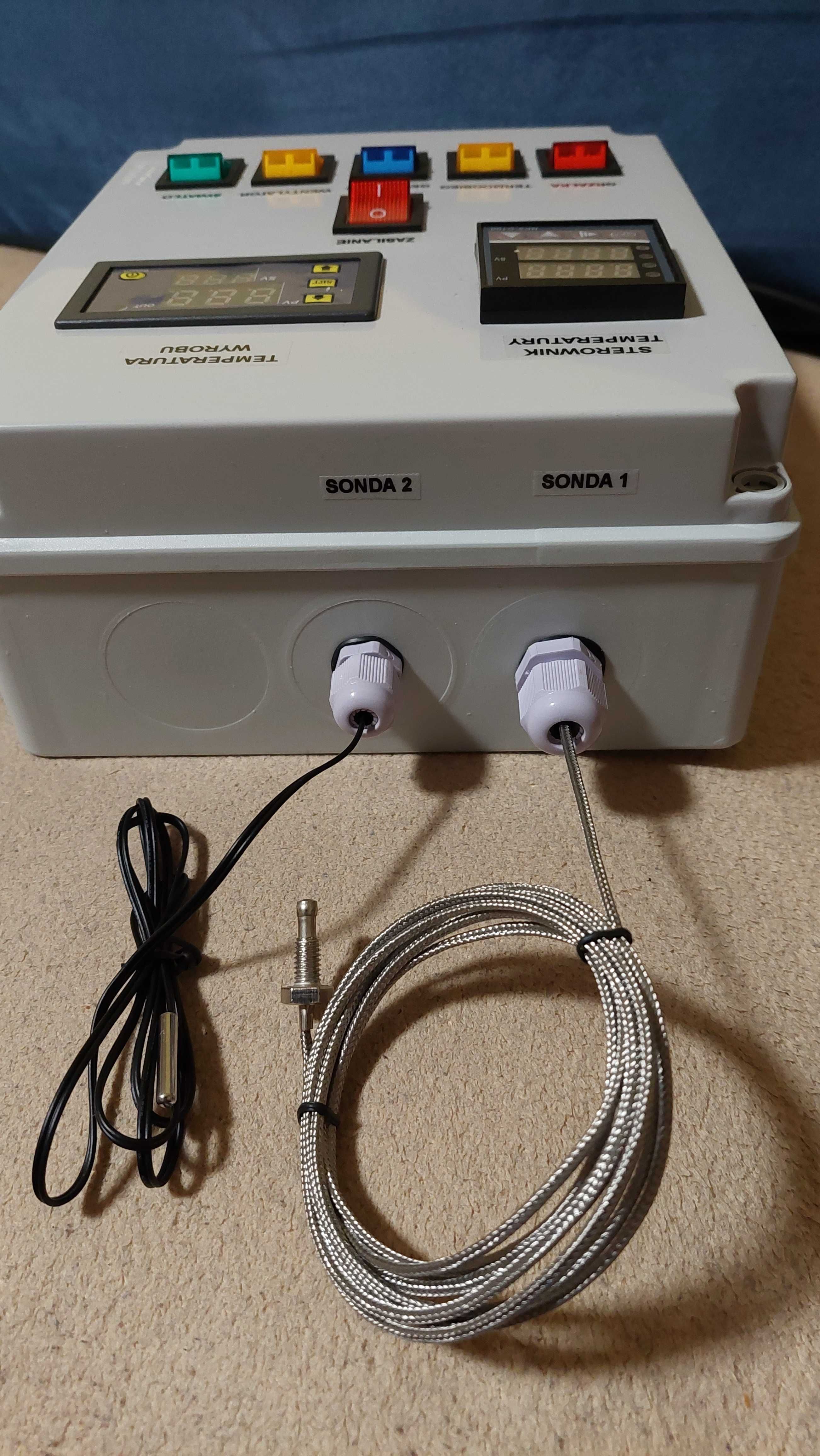 *Sterownik Temperatury z temperaturą wyrobu do wędzarni elektrycznej *