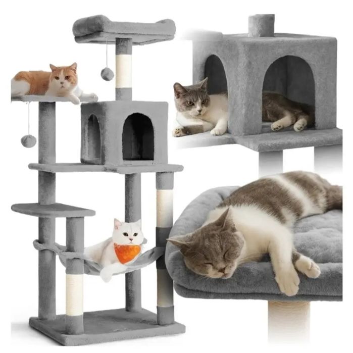 Drapak dla kota XL - 6 poziomów, 143 cm