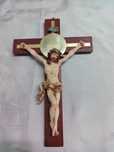 Crucifixo em Madeira e Bronze