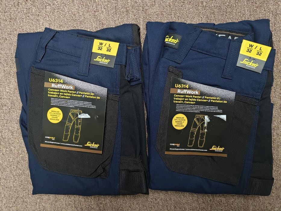 Dwupak spodni 6314 Snickers RuffWork 48 8 robocze serwis grube imstal