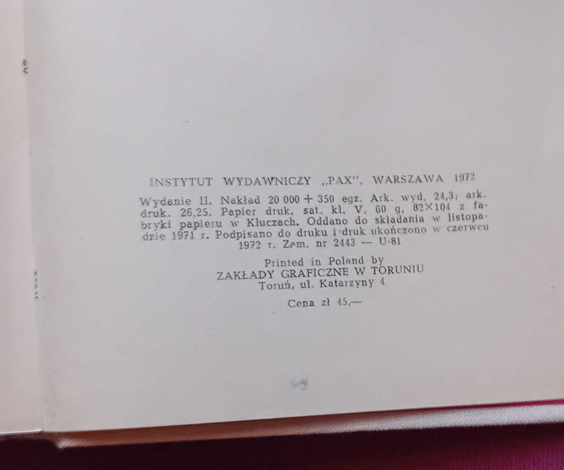Sigrid Undset. Krzak gorejący. PAX, 1972 r. Wydanie II.