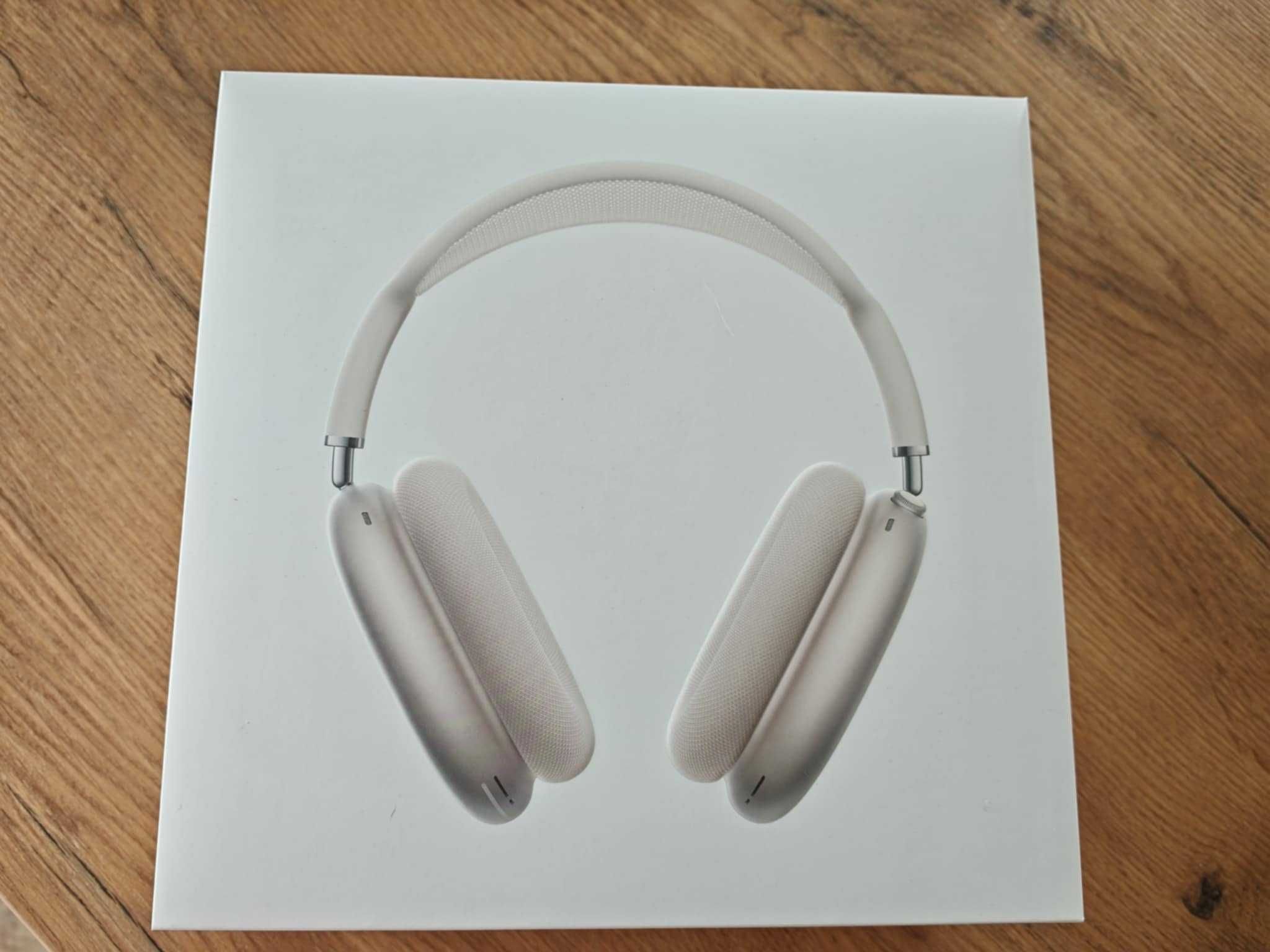 Nowe Apple AirPods Max Starlight Słuchawki bezprzewodowe nauszne