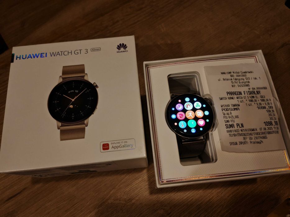 Zegarek Huawei Watch GT 3 Elegant 42mm - opis