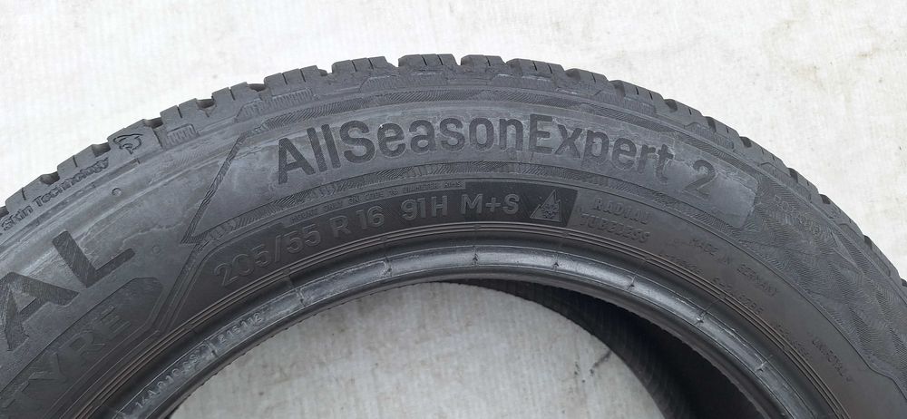 2x Opony Całoroczne 205/55R16 Uniroyal 205/55/16 7,5mm Montaz