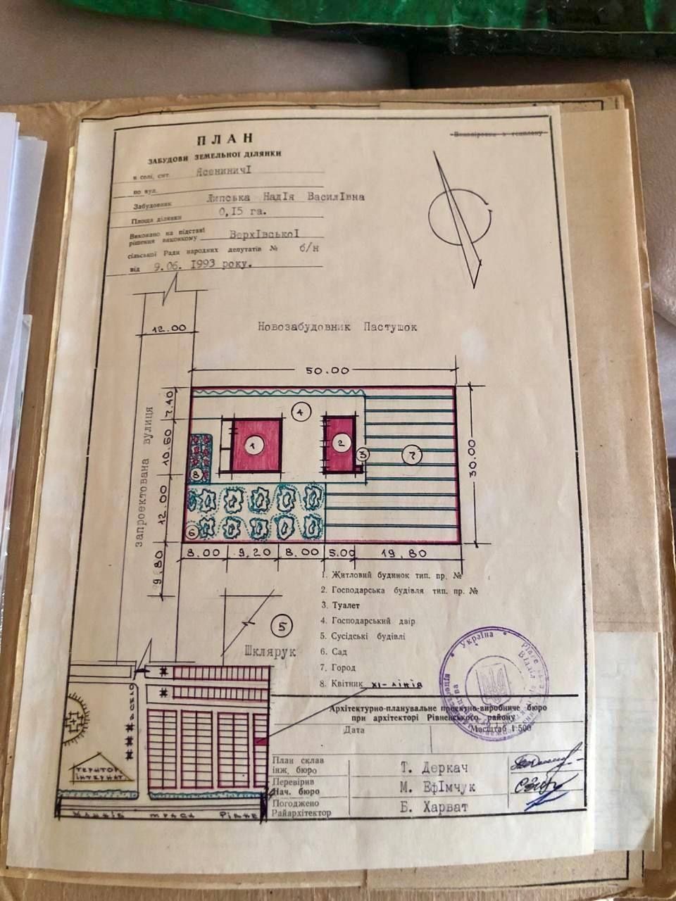 Земельна ділянка с. Ясининичі