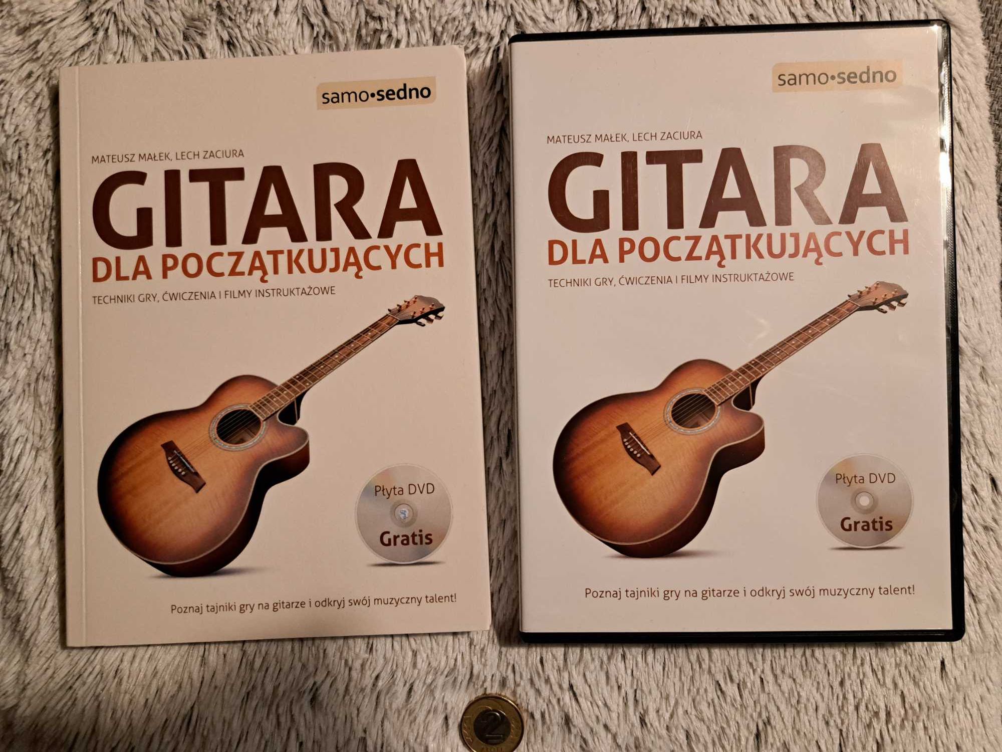 " Gitara dla początkujących. Książka + CD " M.Małek, L. Zaciura NOWA