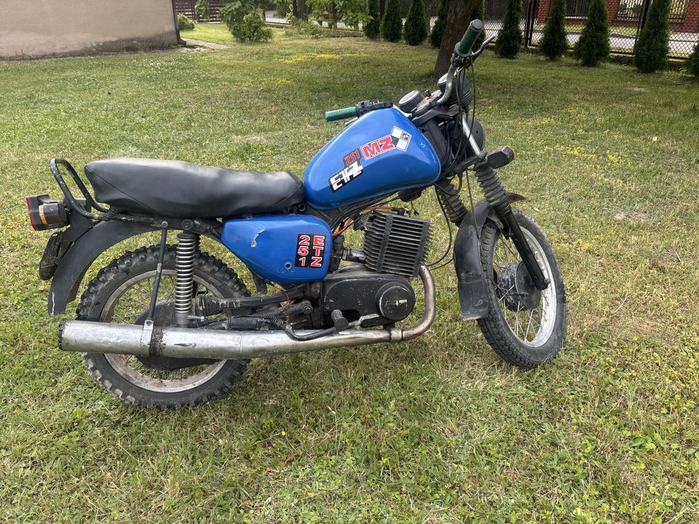 MZ ETZ 251 silnik oryginał dokumenty