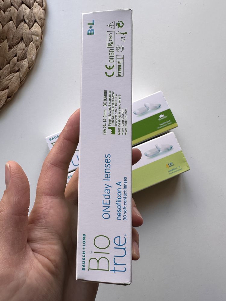 Контактні лінзи Bausch+Lomb Biotrue ONEday lenses Одноденні