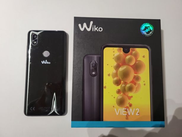 Smartphone Wiko View 2 com acessórios