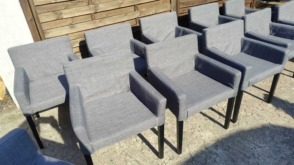 Krzesło IKEA Nils z podłokietnikami zdejmowane pokrowce Dostępne 10