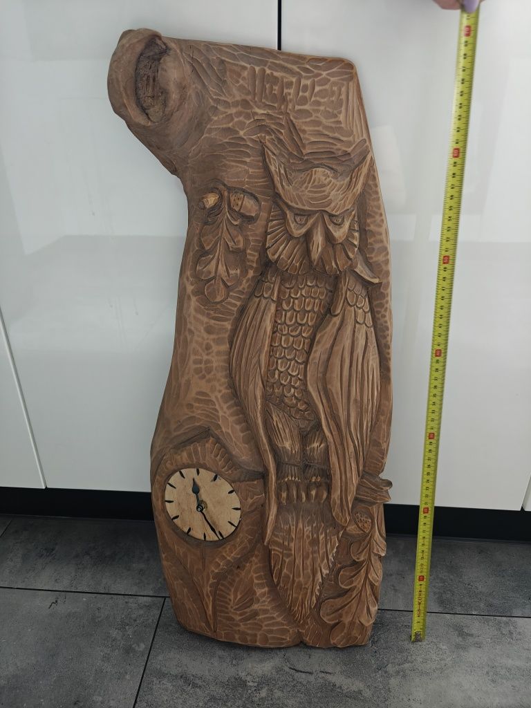 Płaskorzeźba zegar 70 x30
