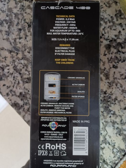 Filtro haquoss cascade 400