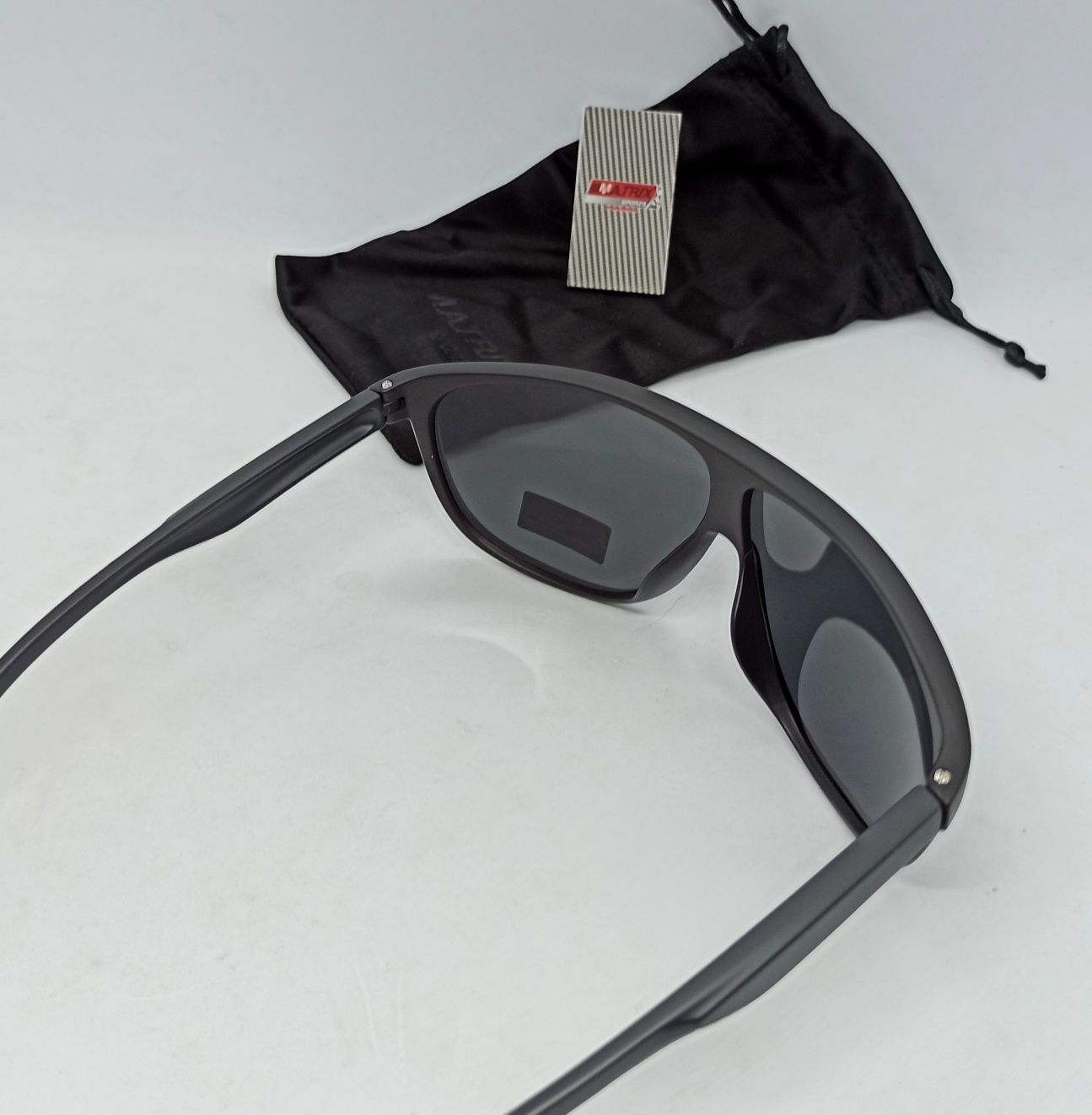 Matrix MX 027 очки маска мужские черный мат поляризованные
