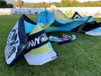 Kitesurf - Liquid Force Envi 9m + NV 12m + Barra