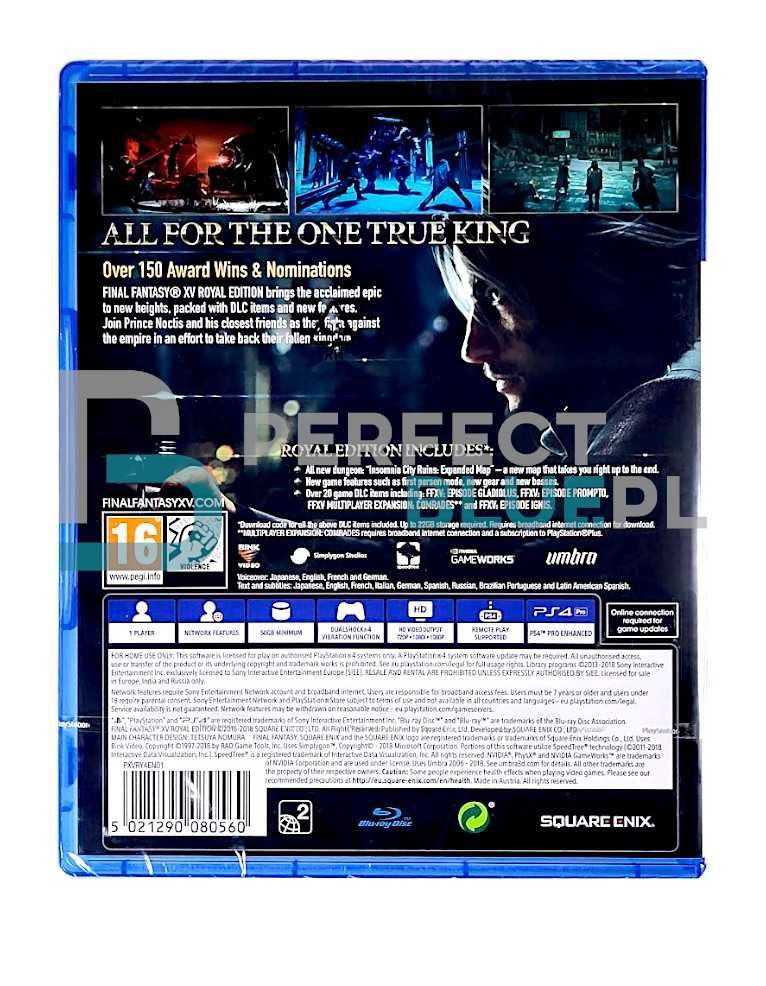 Final Fantasy XV Royal Edition / PS4 / PerfectBlue / Mokotów / CH Land