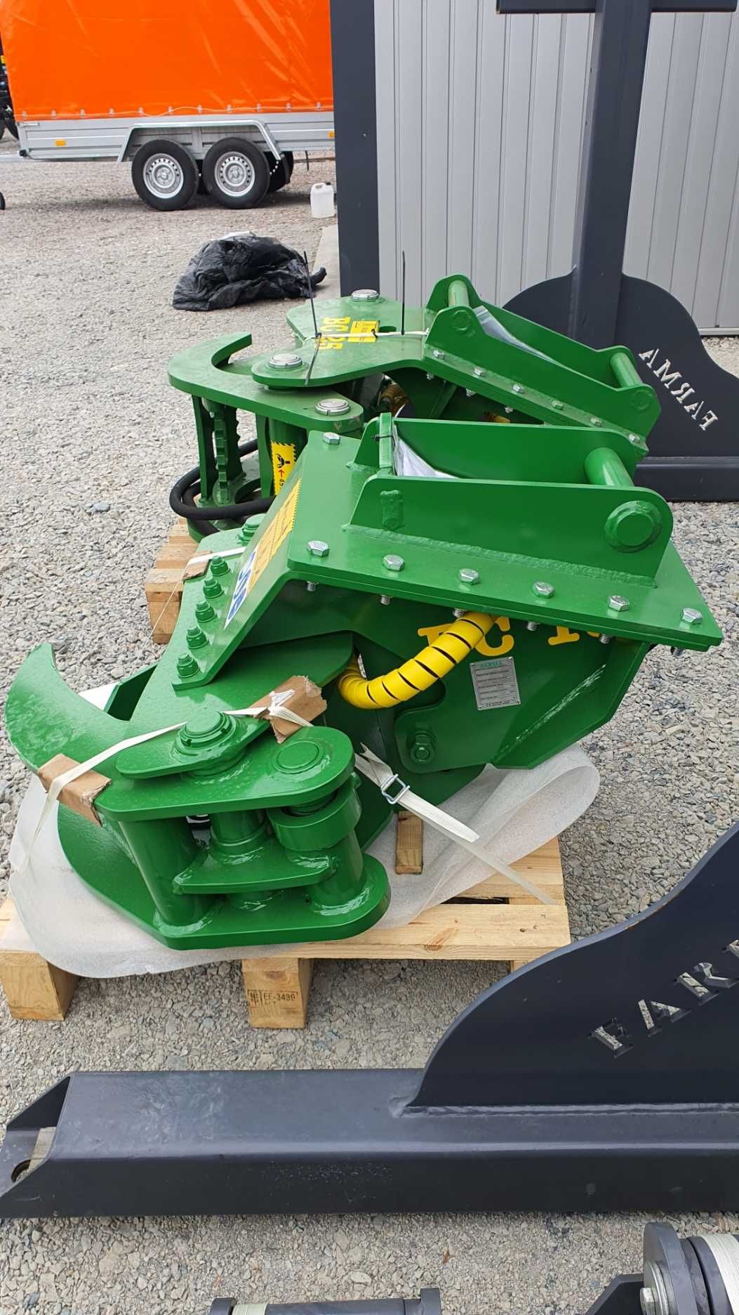 GŁOWICA ŚCINKOWA do drzewa krzaków do mini koparki YANMAR KUBOTA VOLVO