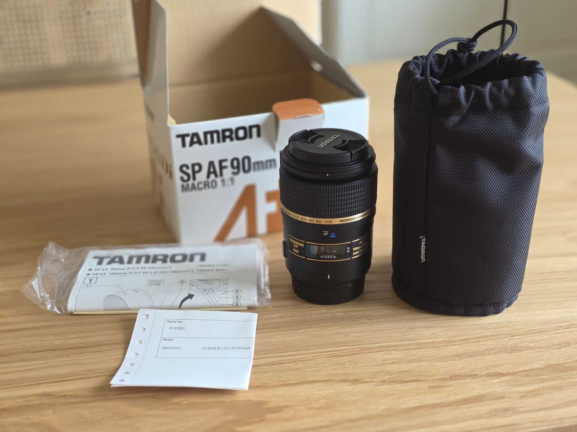 Tamron AF SP DI 90 mm F2.8 macro 1:1 makro Nikon, jak nowy silnik